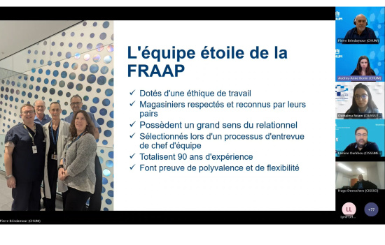 Webinaire - Présentation de l’équipe FRAAP : Une équipe de magasiniers qui a du punch!