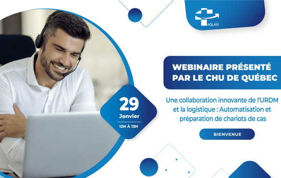 Webinaire - Une collaboration innovante de l’URDM et la logistique: Automatisation et préparation de chariots de cas.