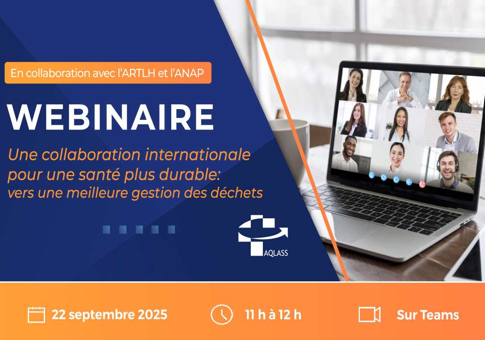 Webinaire | Une collaboration internationale pour une santé plus durable : vers une meilleure gestion des déchets
