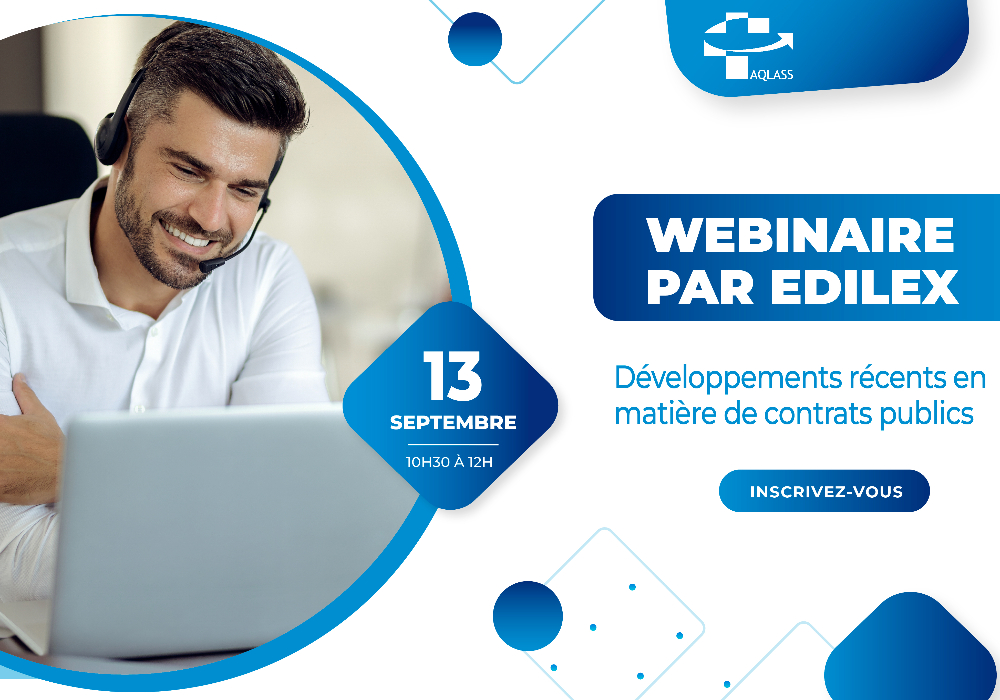 Webinaire | Développements récents en matière de contrats publics